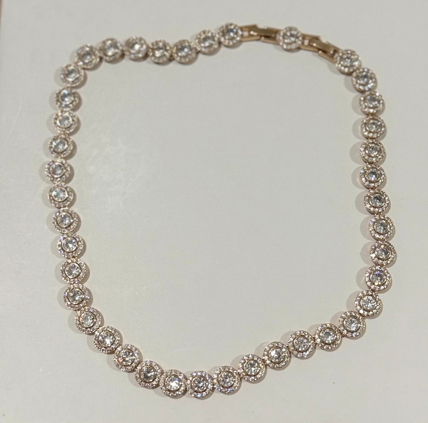 Colgante swarosk dorado