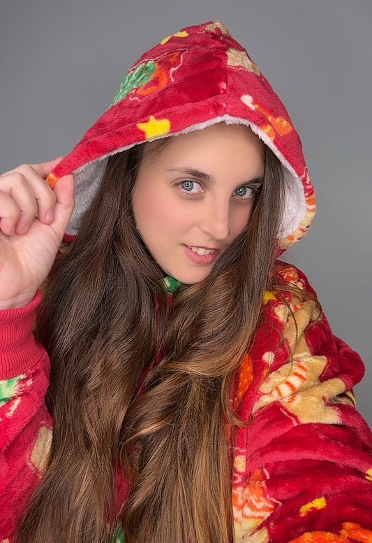 Capa con mangas unisex navidad