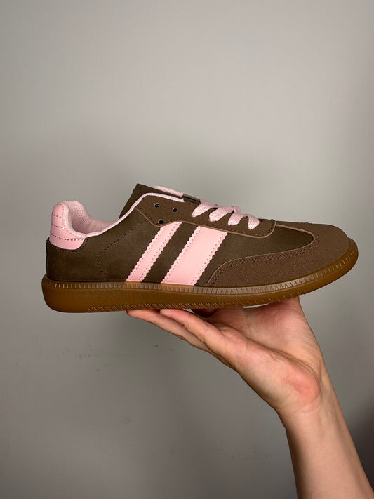 Zapatilla brown/pink