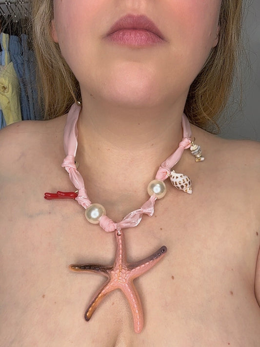 Colgante súper estrella rosa