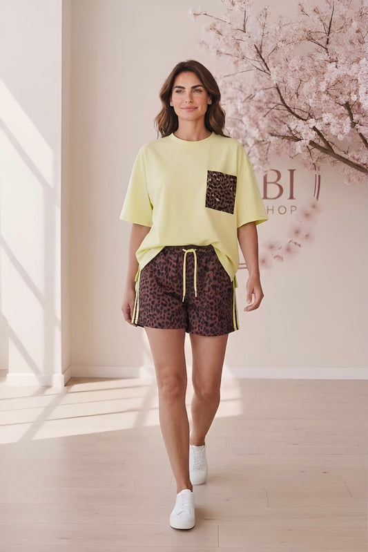 Conjunto bolsillo leo amarillo