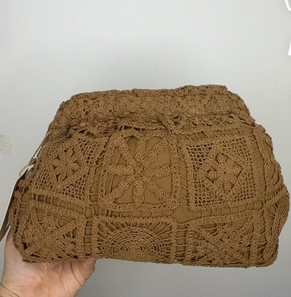 Bolso crochet marrón