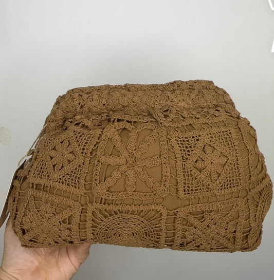 Bolso crochet marrón