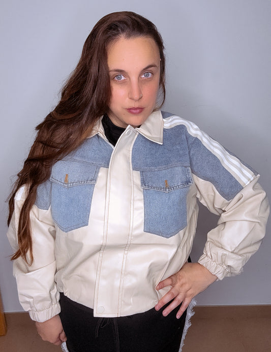 Cazadora polipiel paris