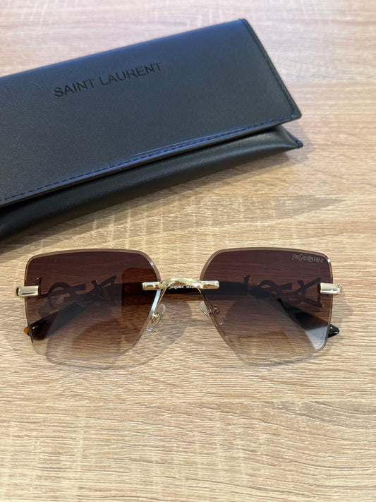 Gafas ysl cristal marron