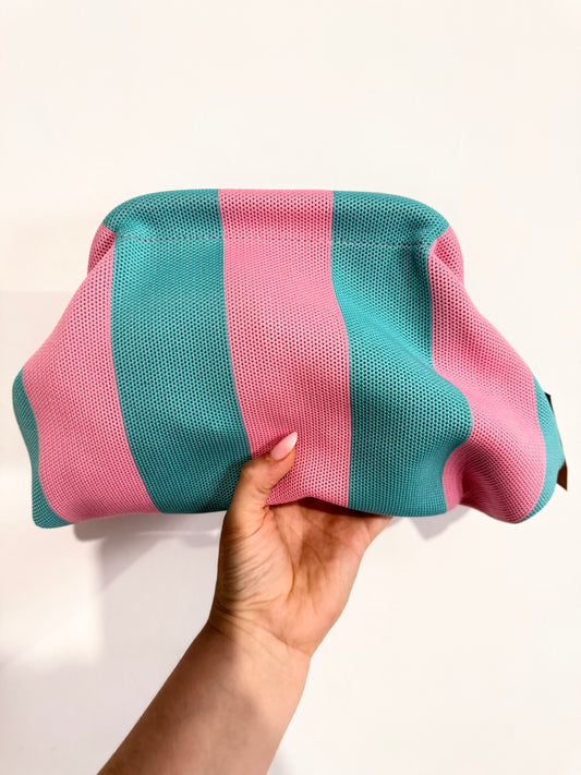 Bolso summer menta y rosa