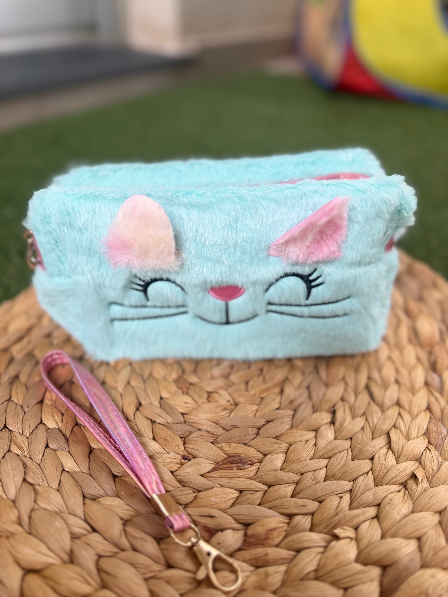 Neceser celeste gato