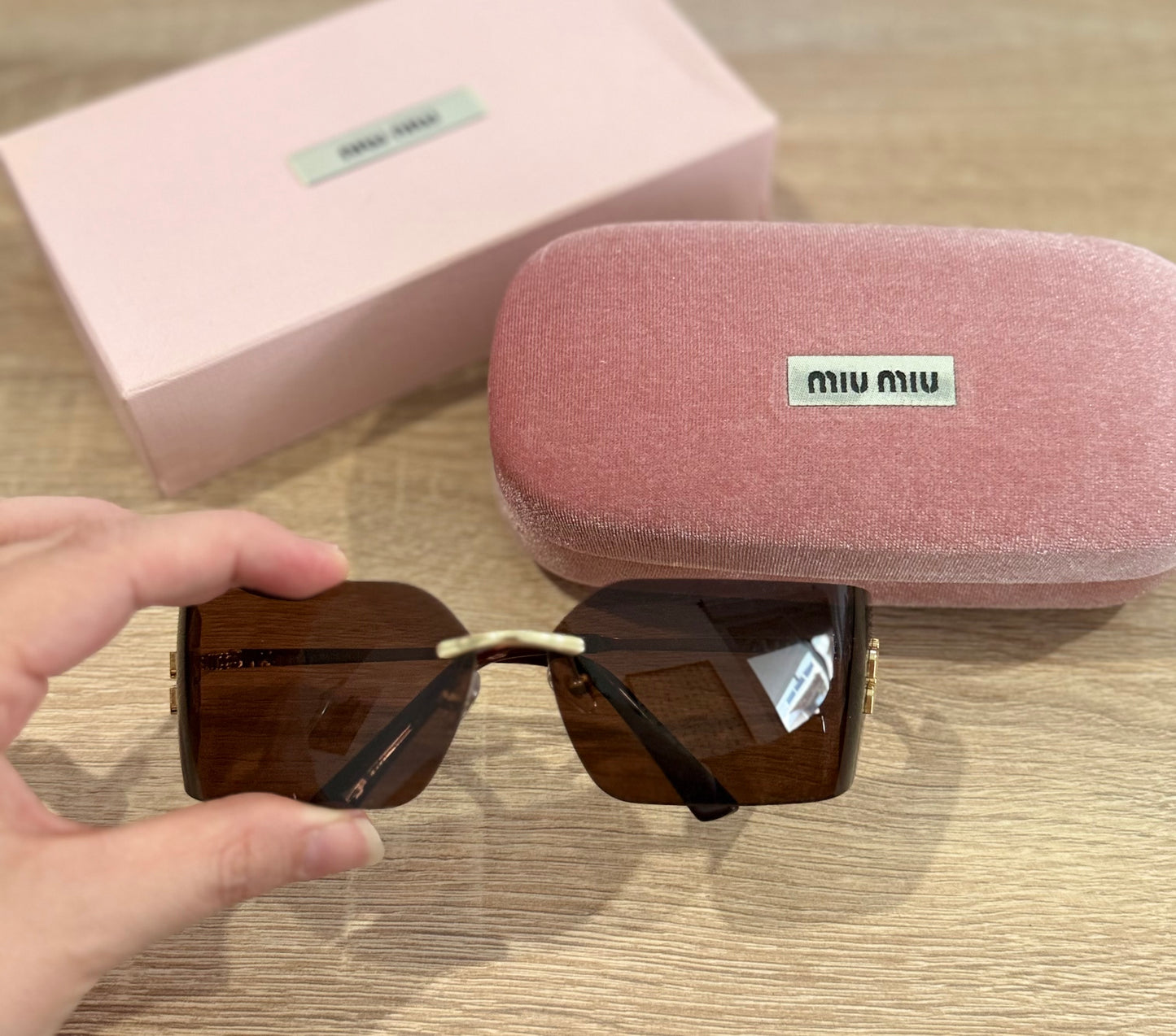Gafas miu cristal marron