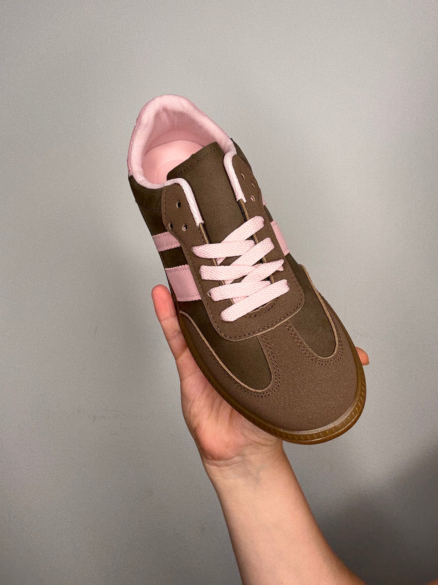 Zapatilla brown/pink