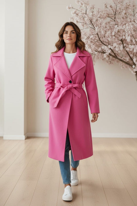 Gabardina Antelina fucsia