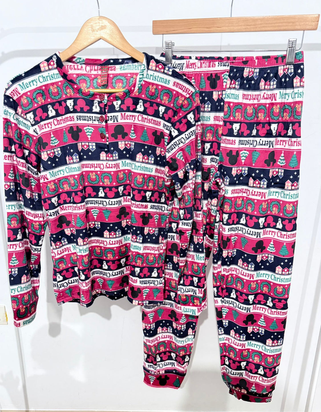 Pijama navidad mickey mouse mujer